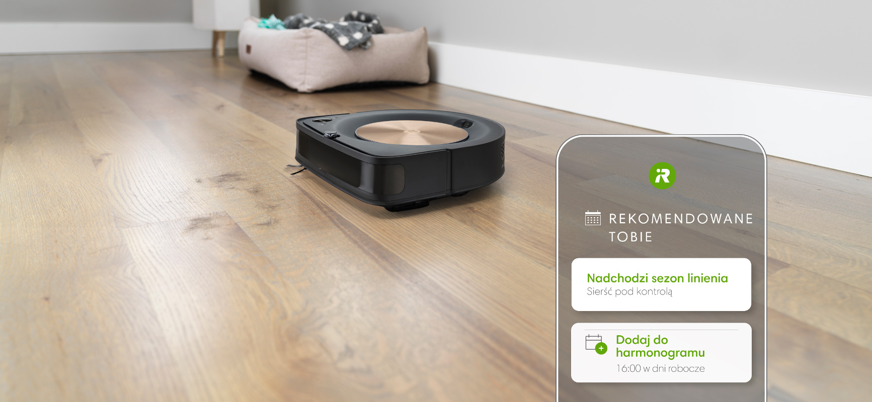iRobot Roomba s9 personalizowane sugestie sprzątania